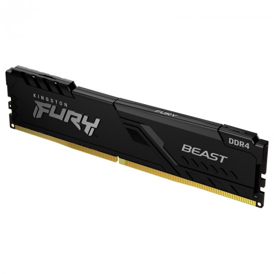 Memoria DDR4 16GB 2666MHZ Kingston Fury Beast Black Non-ECC CL16 XMP, KF426C16BB/16