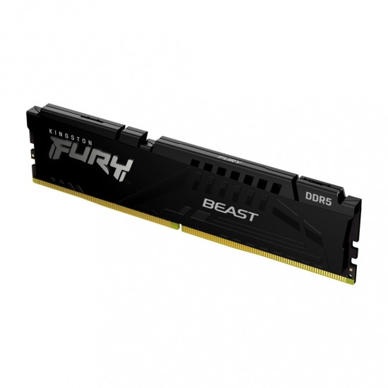 Memoria DDR5 16GB 4800MHZ Kingston Fury Beast Black NON-ECC CL38, KF548C38BB-16