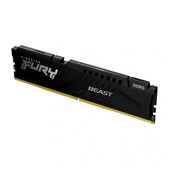 Memoria DDR5 16GB 5600MHZ Kingston Fury Beast Black ECC CL40 XMP, KF556C40BB-16