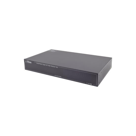 Kit Premium Epcom de 16 canales para transmisión de alimentación (de 36VCD A 12VCD) y video (HD-TVI) a distancias de hasta 250m, KITTT16PVTURBOX