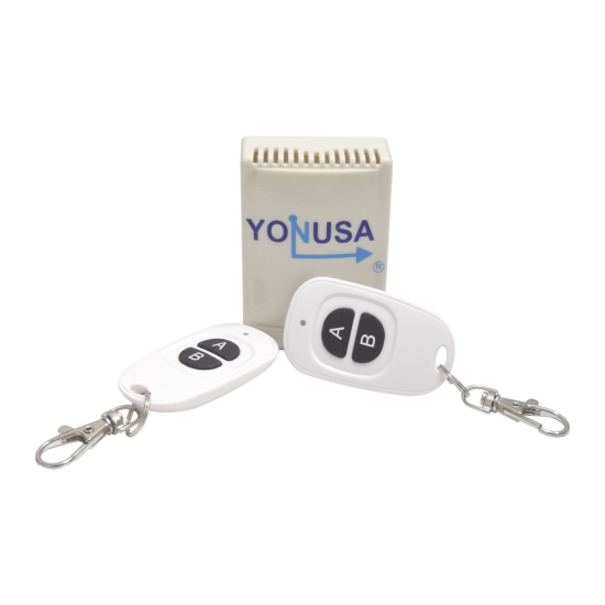 Llavero Yonusa para energizadores de cercos eléctricos con función encendido / apagado / pánico, KL2V2