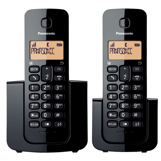 Teléfono inalámbrico Panasonic KX-TGB112MEB, 2 piezas