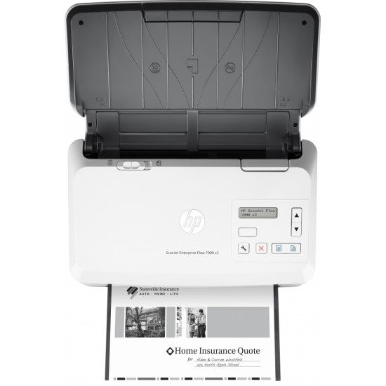Escáner HP Scanjet Flow 7000 S3, 75PPM/ Dúplex/ USB3.0/ ADF