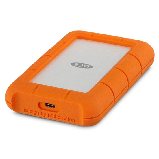 Disco Duro Externo 4TB USB 3.0 Lacie Rugged LAC9000633, naranja