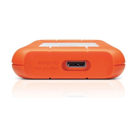 Disco Duro Externo 4TB USB 3.0 Lacie Rugged LAC9000633, naranja