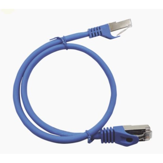 Cable Patch Cord CAT6A 10G Blindado 3.0M Color Azul, LP-STP-6A-300BU