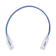Cable de Parcheo Slim UTP CAT6 Linkedpro 28AWG 30CM Color Azul, LP-UT6-030-BU28