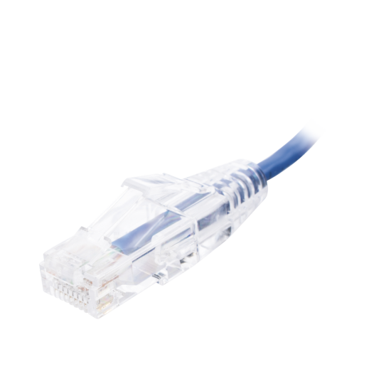 Cable de Parcheo Slim UTP CAT6 Linkedpro 28AWG 30CM Color Azul, LP-UT6-030-BU28