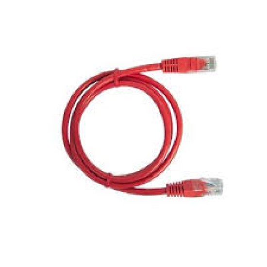 Cable de Red Slim UTP CAT6 de 2 Metros Rojo Diámetro Reducido (28 AWG) Linkedpro LP-UT6-200-RD-28