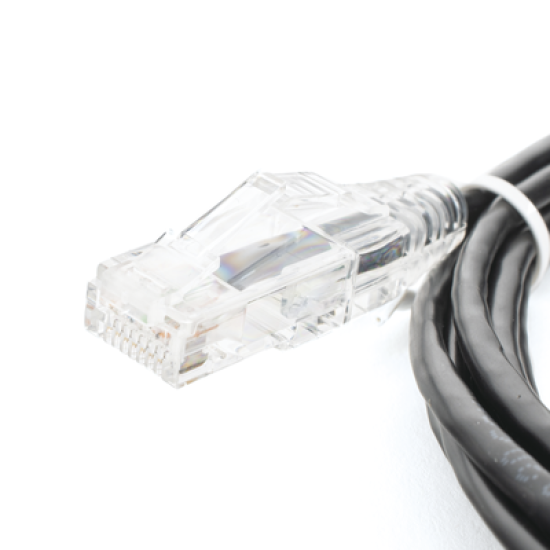 Cable de Parcheo Slim UTP CAT6 Linkedpro 28AWG 3 Metros Color Negro, LP-UT6-300-BK-28