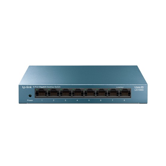 Switch Gigabit TP-Link LS108G de 8 puertos 10/100/1000MBPS carcasa metálica