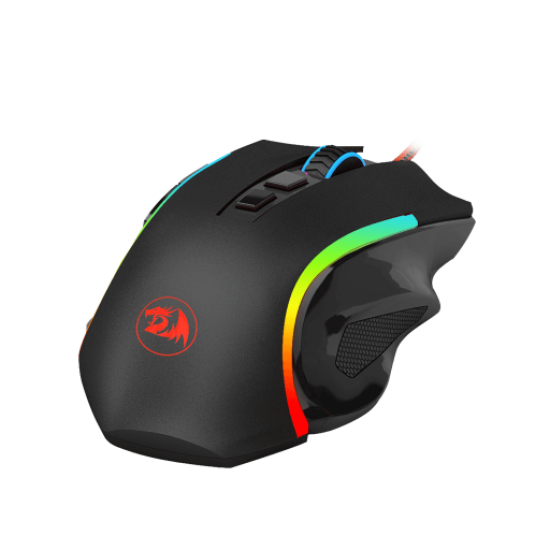 Mouse Gamer Redragon M607 Griffin RGB/ Optico/ USB/ 7200DPI/ Color Negro