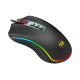 Mouse Gamer Redragon M711 Cobra Chroma RGB/ Óptico/ 8 Botones/ USB/ 10,000DPI/ Color Negro