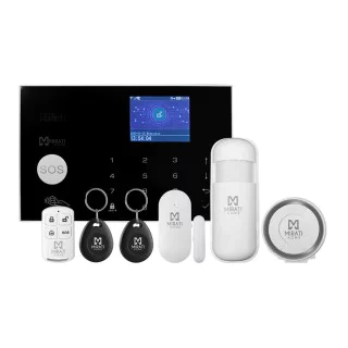 Kit de Alarma Integral Smarthome Mirati MA-05, WIFI/ Panel Tactil/ Pantalla  a Color/ Tamper Switch Incluye Sirena, Sensor de Movimiento, Sensor de  Puerta-Ventana, 1 Control, 2 TAG RFID