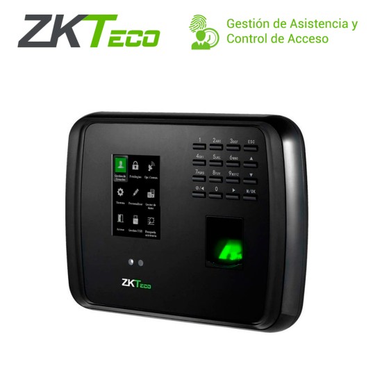 Control de Asistencia Facial Checador y Acceso ZKTeco MB460 Hasta 2000 Huellas/ 1500 Rostros/100,000 Registros, TCP/IP/ USBHOST Interior Compatible con ZK Biotime Pro