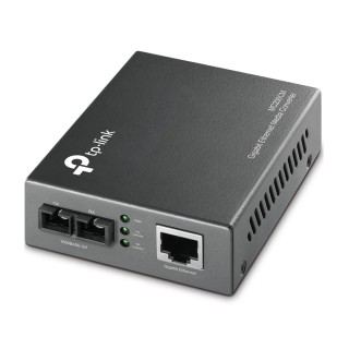  Convertidor de medios TP-Link MC200CM multimodo 1 puerto giga ethernet, conector de fibra SC, hasta 500 m