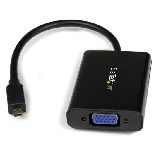 Adaptador Startech Convertidor Micro HDMI a VGA c/audio