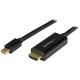 Cable Adaptador Startech Mini DisplayPort A Hdmi 3m / 4k / 30hz, Mdp2hdmm3mb