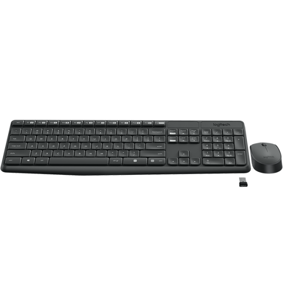 Kit de teclado y mouse Logitech MK235 inalámbrico 920-007901