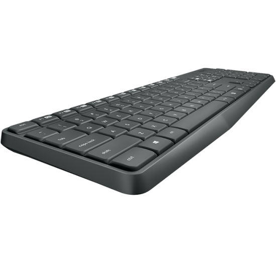 Kit de teclado y mouse Logitech MK235 inalámbrico 920-007901
