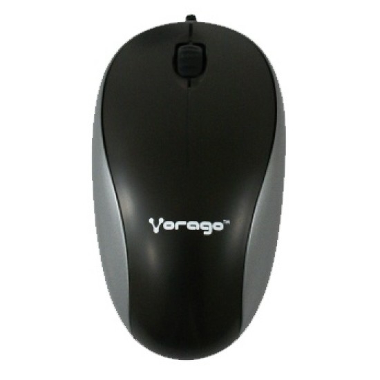 Mouse Vorago MO-100 Optico/ Alámbrico/ 4 BOT/ USB/ 200DPI/ Negro