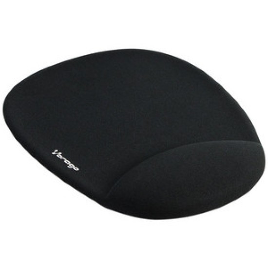 Mousepad con gel color negro Vorago MP-100N