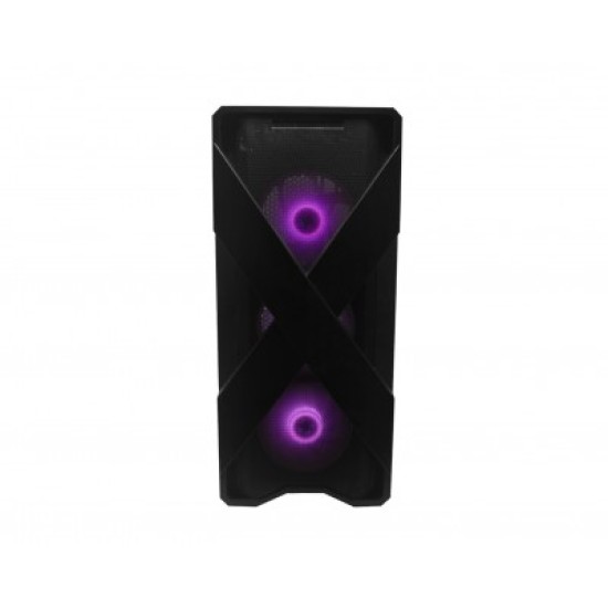 Gabinete Gaming Naceb Technology X Crystal Case, Full ATX, negro, NA-0605