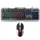 Kit teclado y mouse Gaming Naceb NA-0911, USB, metal, negro