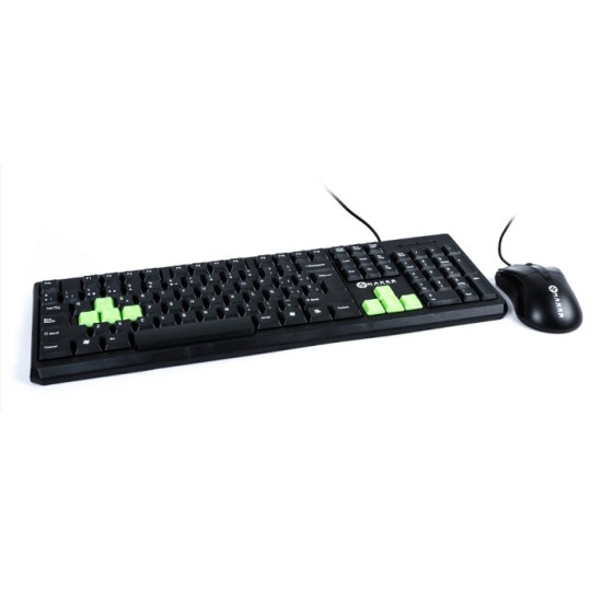 Kit teclado y mouse negro, USB, Naceb Tecnology NA-457
