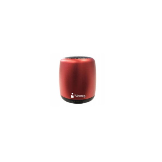 Mini bocina inalámbrica Nextep NE-400 Bluetooth/color rojo/botón para selfies