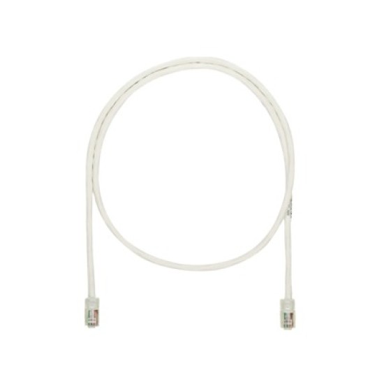 Cable de red UTP Panduit Cat 5 1.5 metros blanco con plug modular NK5EPC5Y