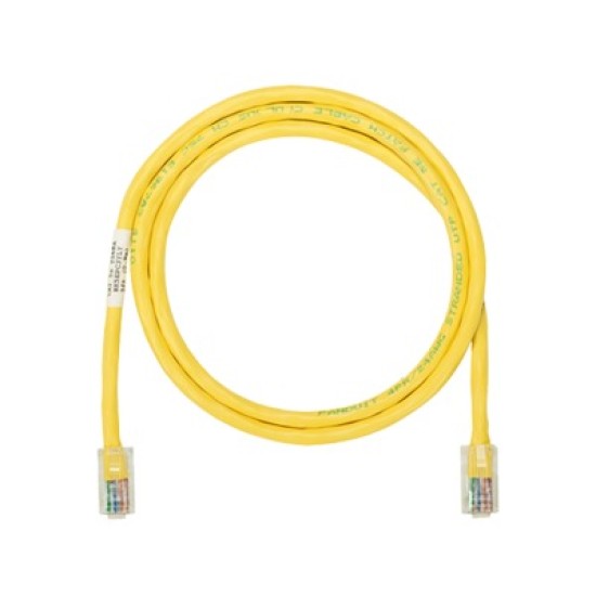Cable de red UTP Panduit Cat. 5 1.5 metros amarillo con plug modular NK5EPC5YLY