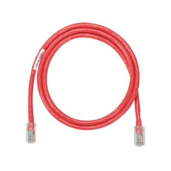 Cable de red UTP Categoría 5E de 2 metros, rojo, Panduit NK5EPC7RDY