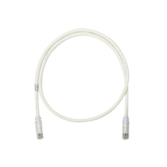 Cable de red UTP categoría 6 de 1.5 metros Blanco Panduit NK6PC5Y