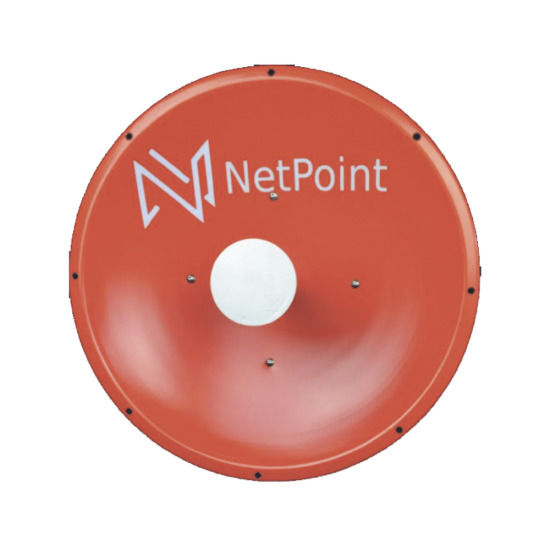 Antena Netpoint NPTR-1 de Uso Rudo para Zona Salinas 2FT/ 4.9-6.2 GHZ/ 30 DBI/ con Slant de 45 ° y 90 °