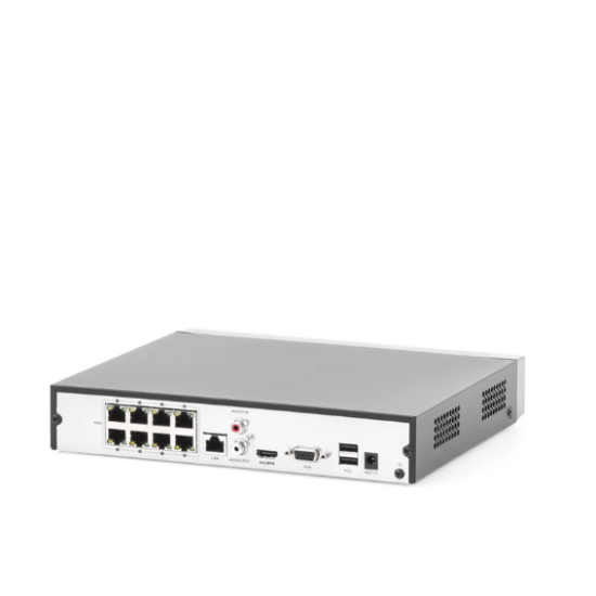 NVR 8 Canales IP Hilook NVR-108MH-C/8P(C) 8MP 4K/ 8 Puertos POE+/ 1 Bahia de Disco Duro/ HDMI en 4K/ Videoanaliticos