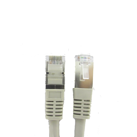Cable de parcheo TVC UTP 1M / CAT5E / blindado / color gris, P5E1SG
