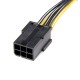 Cable de alimentación PCI-E, 6 pines a 8 pines, PCIEX68ADAP