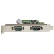 Tarjeta Serial PCI Express Startech Con Adaptador 2 Puertos Db9 Rs232 Con UART 16c1050, Pex2s1050