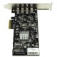 Tarjeta controladora PCI Express con 4 puertos USB 3.0 Startech PEXUSB3S42V