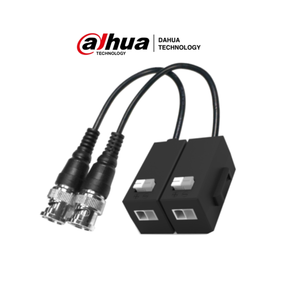 Par de Transceptores Pasivos Dahua PFM800-E HDCVI/ 1080P a 250MTS/ 720P a 400 MTS/ Soporta AHD/ TVI/ CBVS