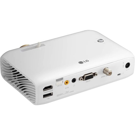Videoproyector Portatil LG PH510P Led HD/ 1280X720/ 550 Lumenes ANSI/ HDMI/ USB/ Blanco