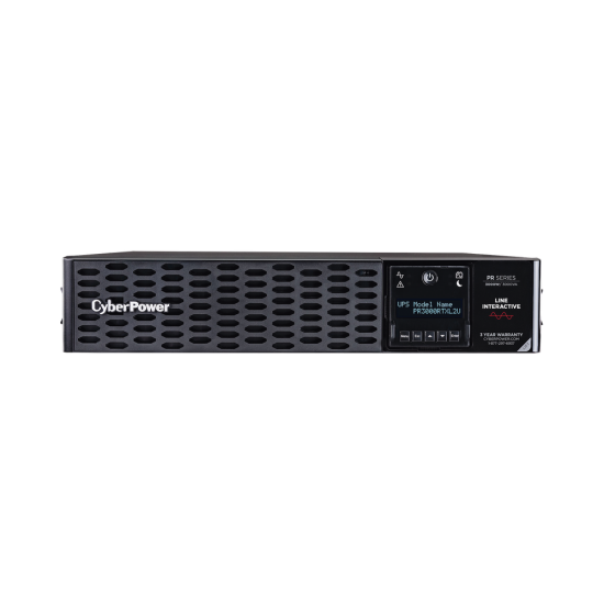 UPS CyberPower de 3000va / 3000w, entrada 120vca NEMA L5-30P, Onda Senoidal Pura, Torre o Rack de 2UR, con 8 tomas 5-20R y 1 L5-30R, PR3000RTXL2U