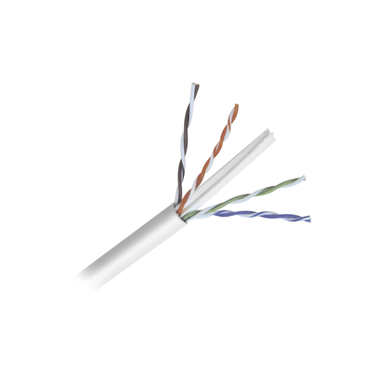 Bobina de cable Linkedpro CAT6+ calibre 23 alto desempeño 152mts blanco, PRO-CAT-6-PLUS-W/500