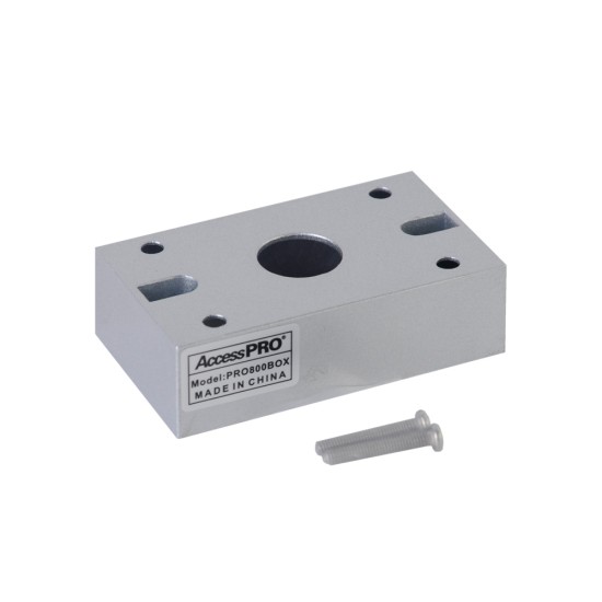 Caja cromada Accesspro para instalación del botón PRO800B