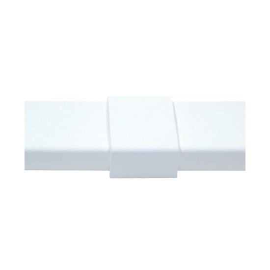 Pieza de unión THORSMAN color blanco de PVC auto extinguible, para canaleta PT48 (6180-01002), PT-48-U