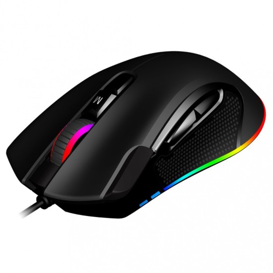 Mouse Gamer Optico Patriot Viper V551 RGB/ Ergonomico/ 12000DPI/ Color Negro, PV551OUXK