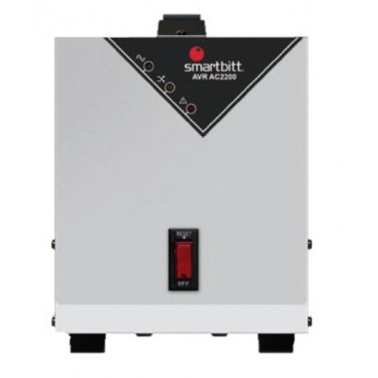 Regulador de voltaje SMARTBITT para hogar y oficina 2000va / 1200w, 1 contacto, SBAVR 2000