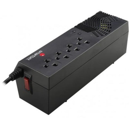 Regulador de voltaje SMARTBITT de 1200va / 600w, 4 contactos, SBAVR1200S