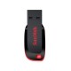 Memoria USB 64GB Sandisk Cruzer Blade Z50 negro con rojo, SDCZ50-064G-B35